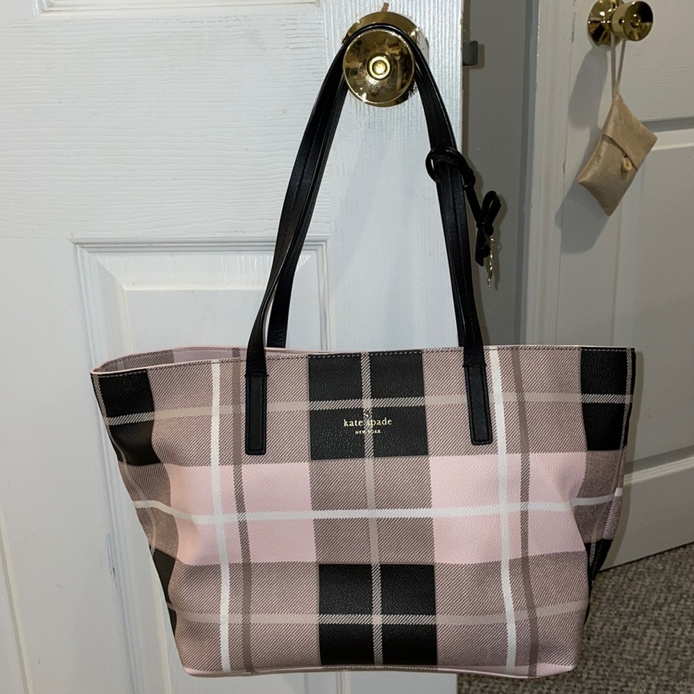 Limited Edition Kate Spade Tote Plaid